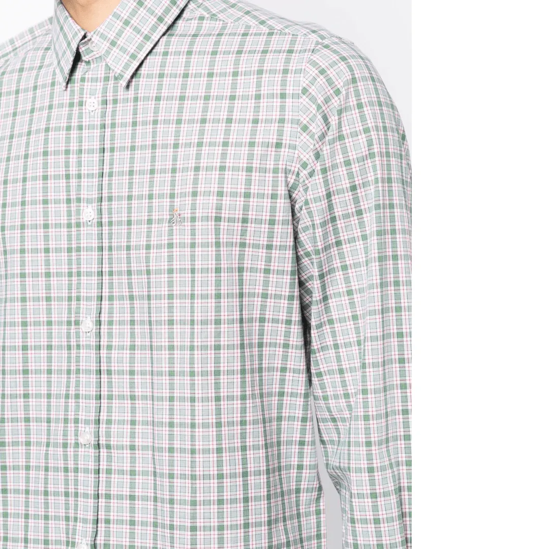 5414 CHECK SHIRT GREY/GREEN/RED