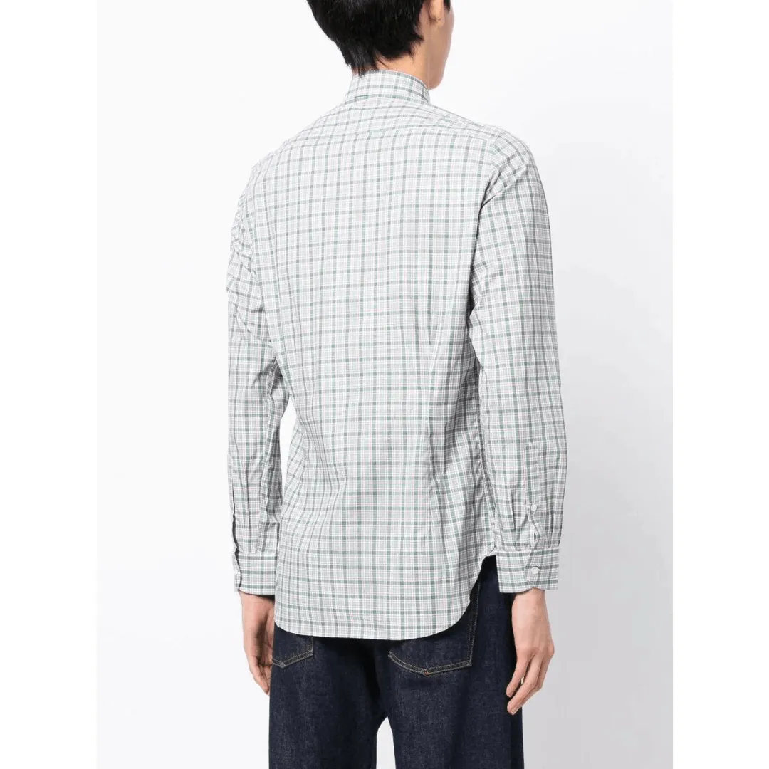 5414 CHECK SHIRT GREY/GREEN/RED