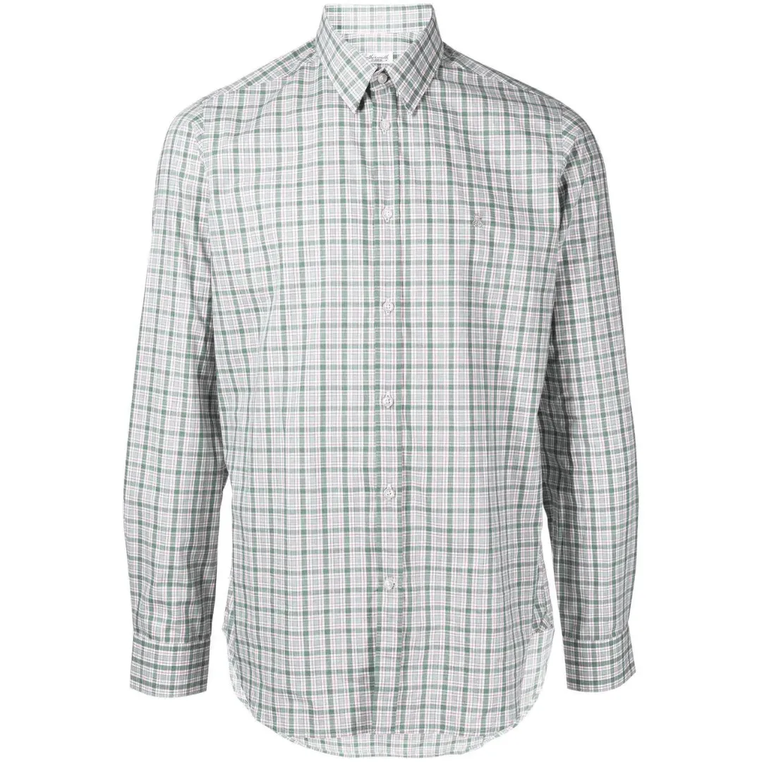 5414 CHECK SHIRT GREY/GREEN/RED