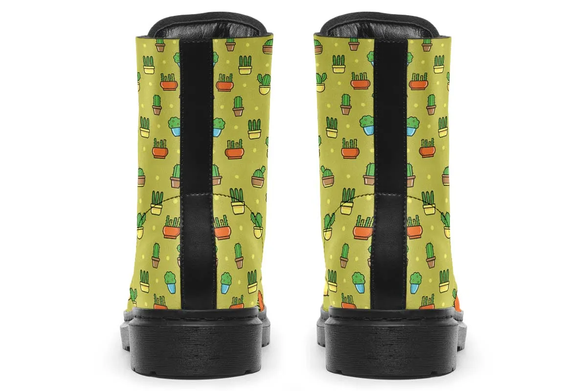 8 Bit Potted Plants Boots