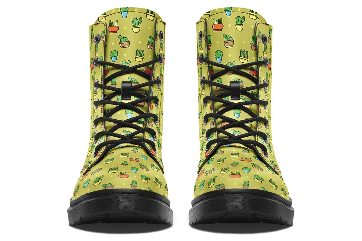 8 Bit Potted Plants Boots