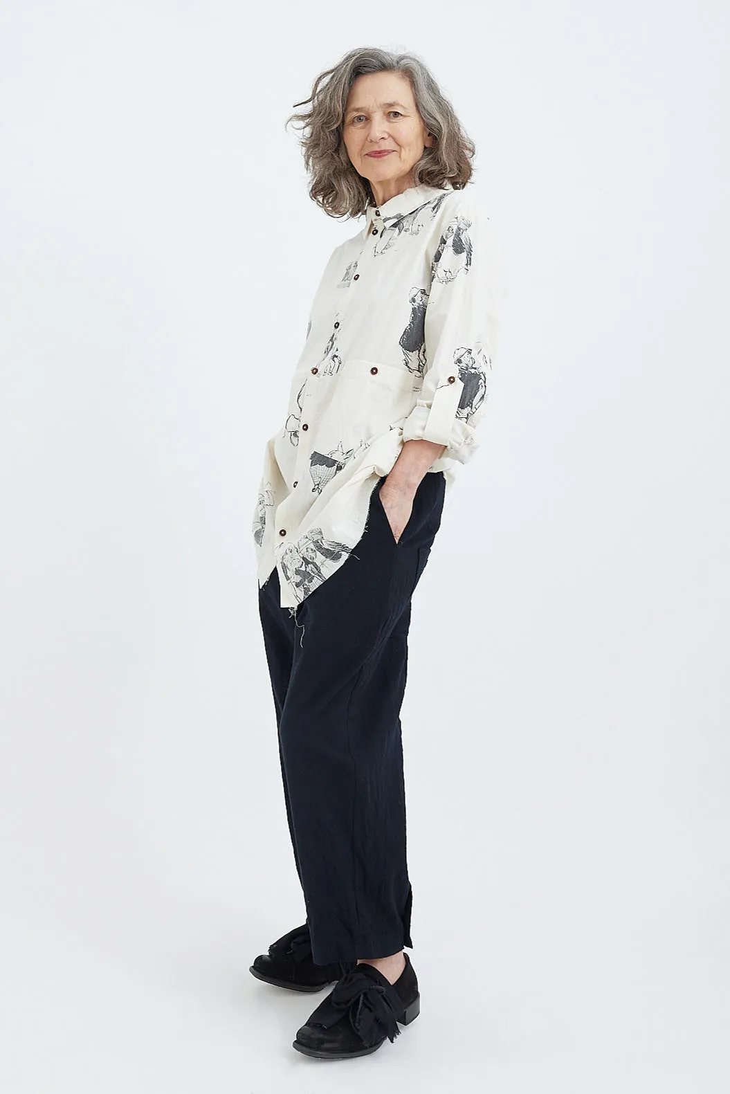 Aleksandr Manamis - Semi Wide Cropped Pant