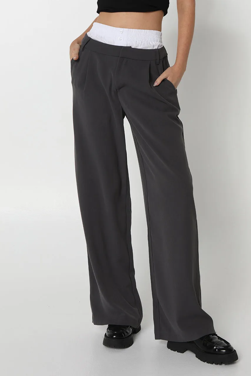 Amy Pants | Charcoal