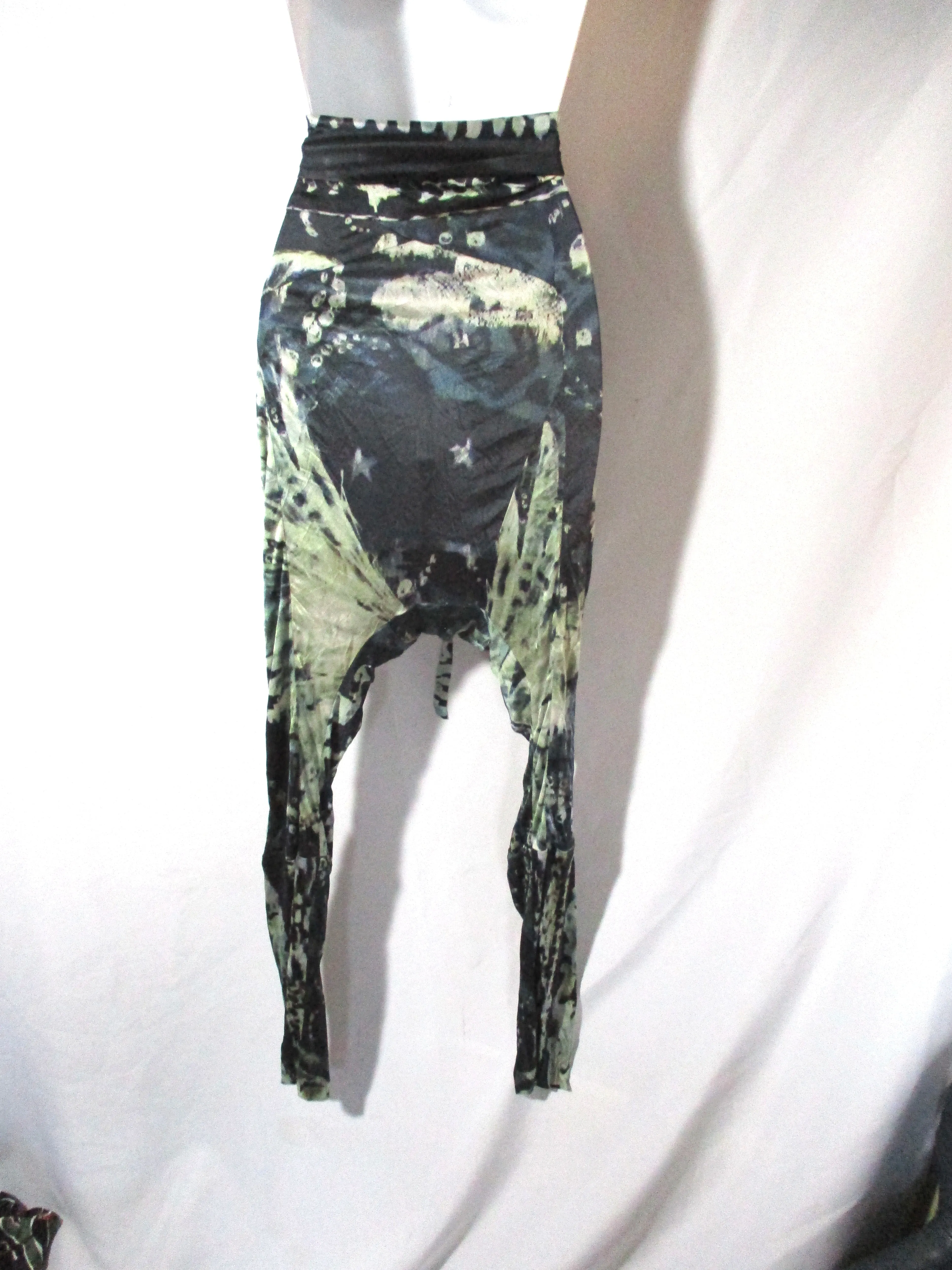 BALMAIN PARIS Hip Hop Pant 38 STAR BATIK LEOPARD Boho Trouser