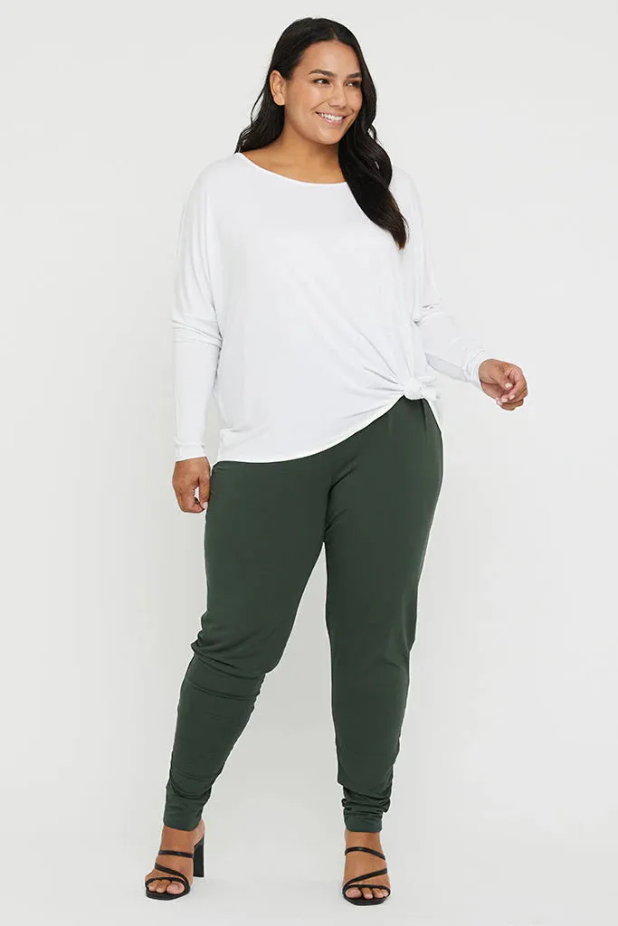 Bamboo Slouch Pant  - Forest