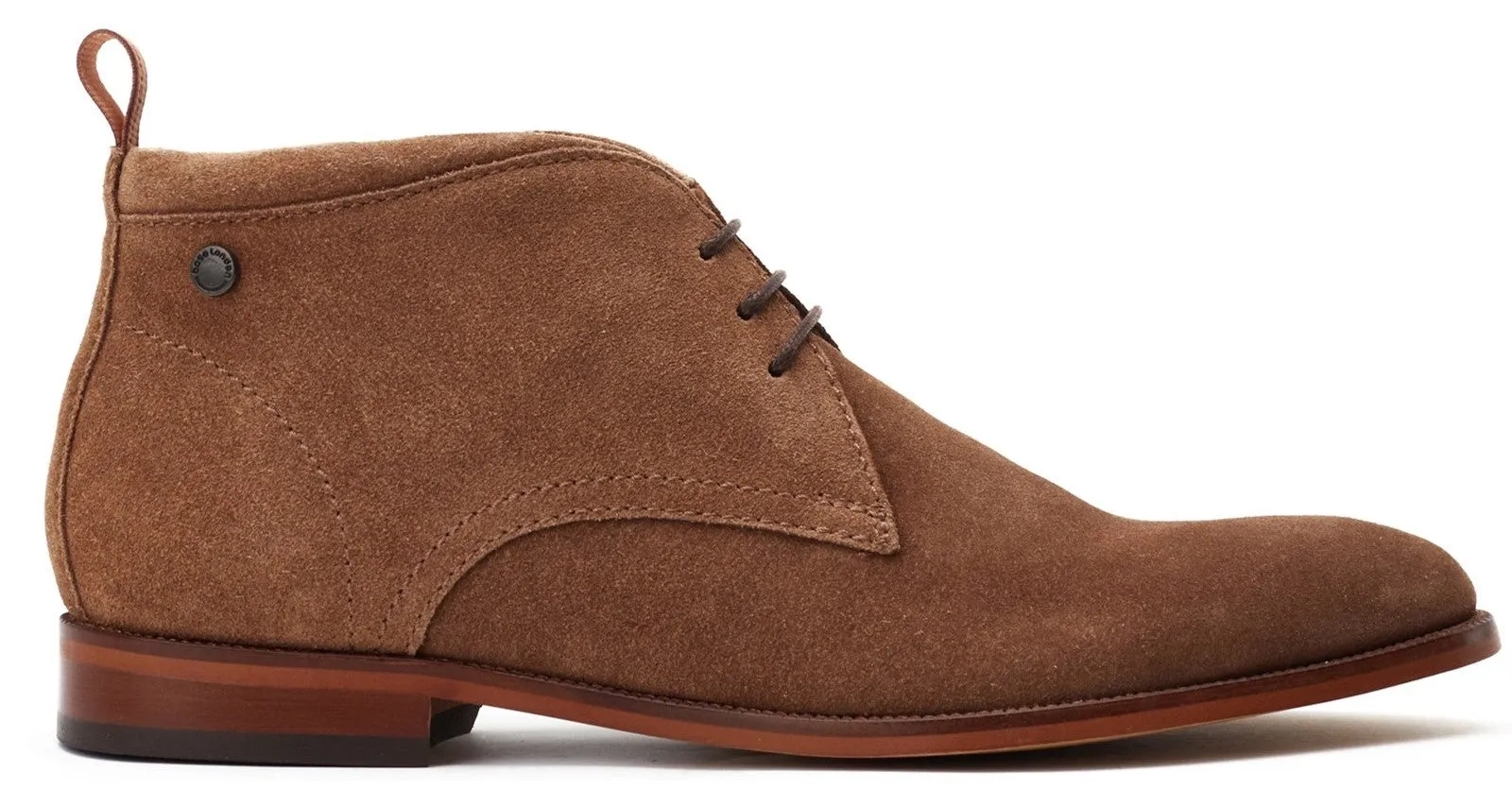 Base London Nolan Mens Suede Leather Chukka Boot