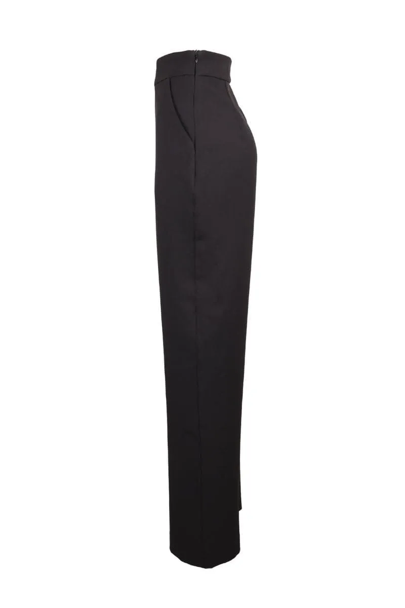 BLACK CREPE PANTS