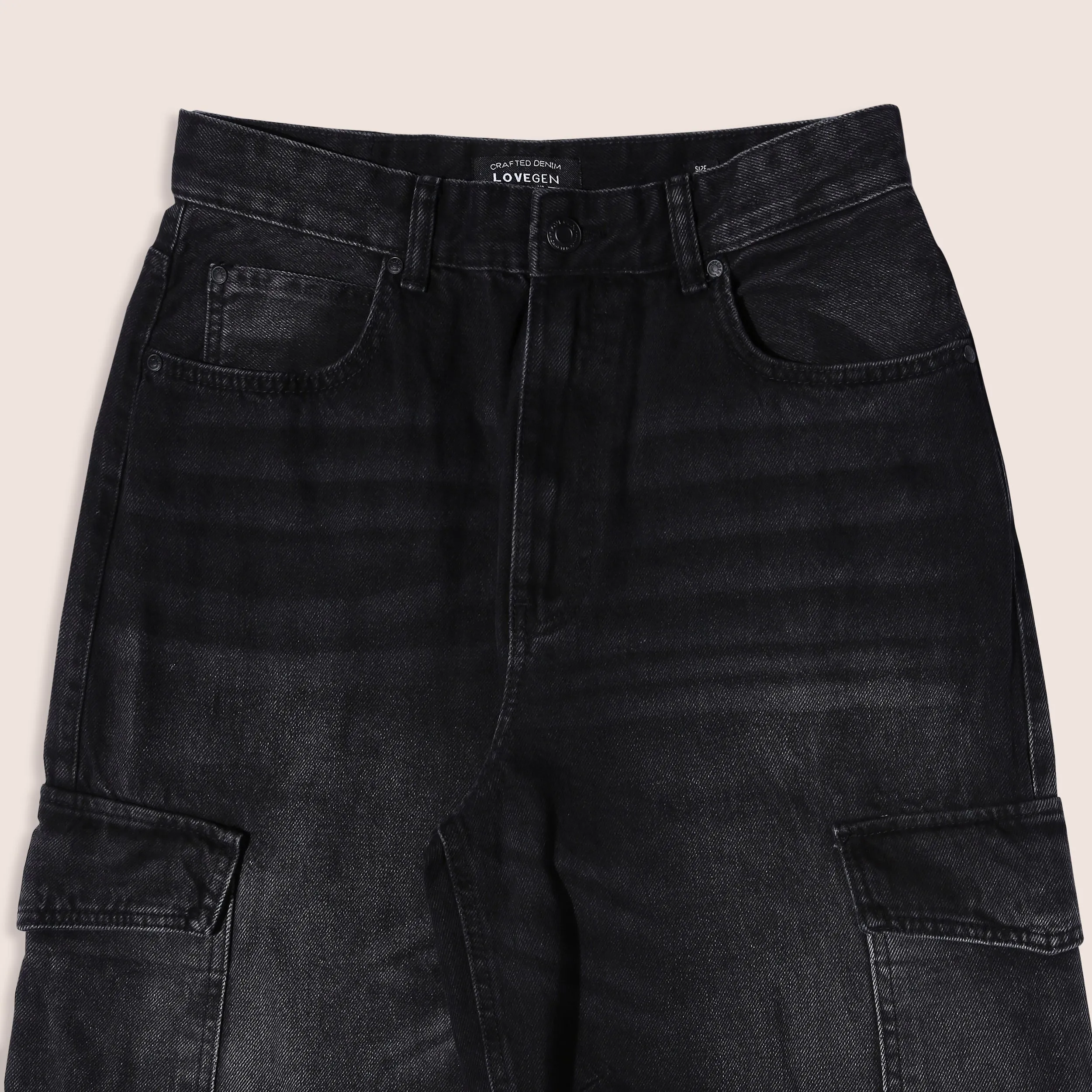 Black Men's Baggy Denim