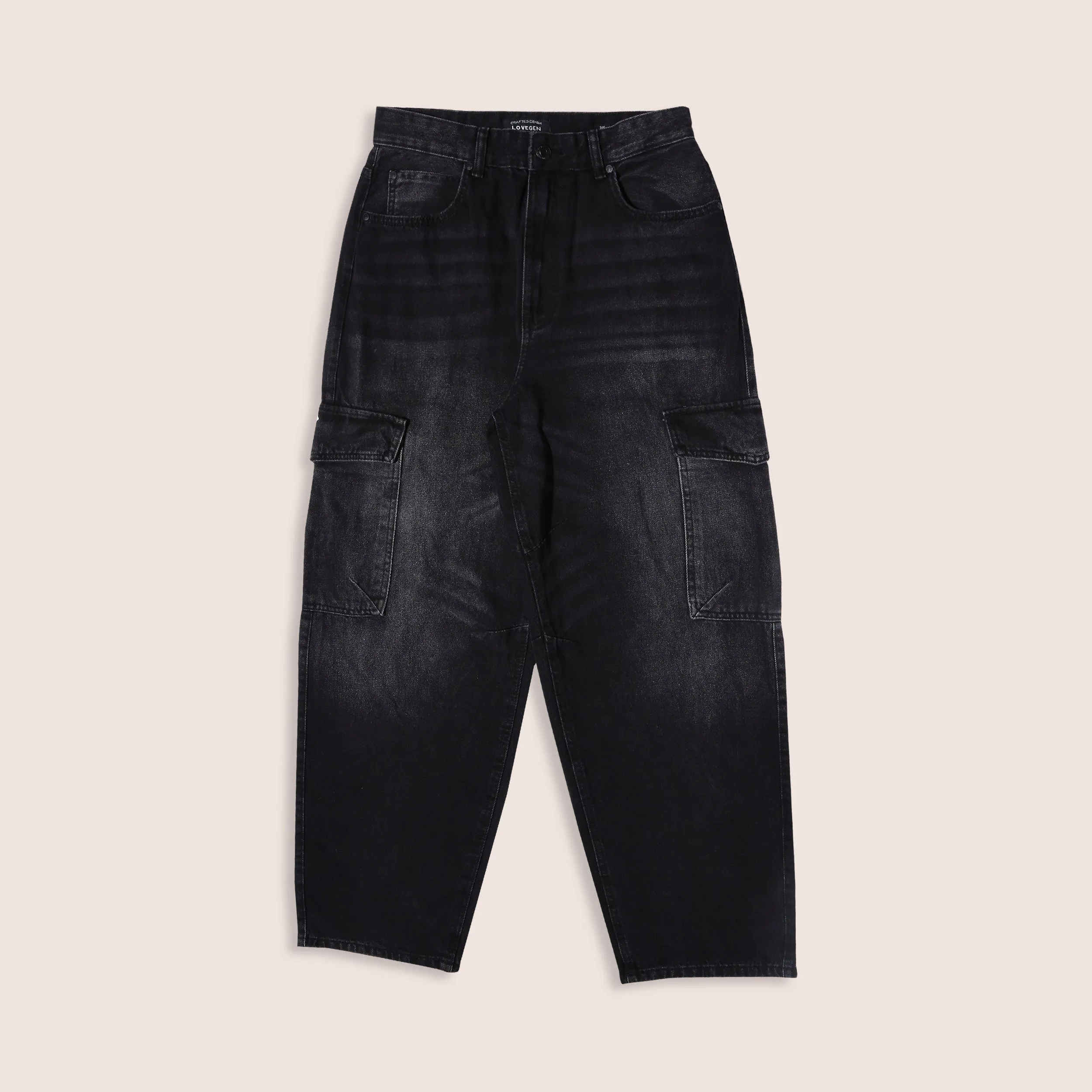 Black Men's Baggy Denim