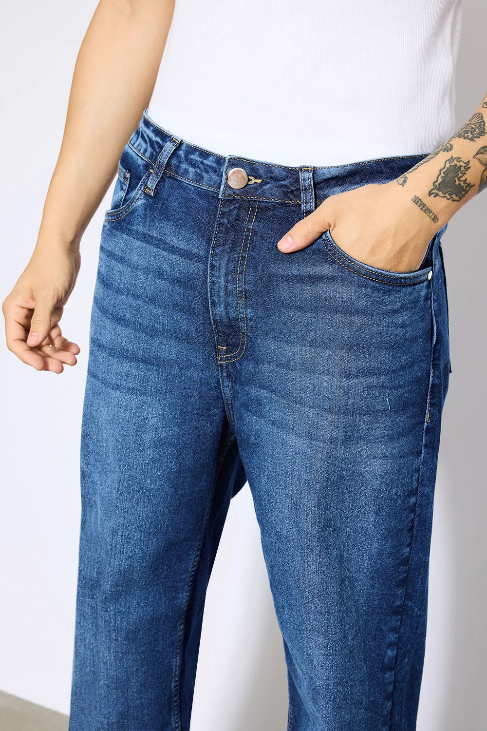 Blue Straight Men's Jeans