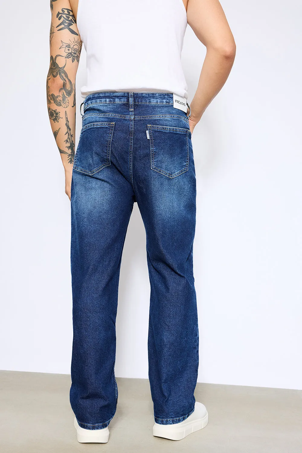 Blue Straight Men's Jeans