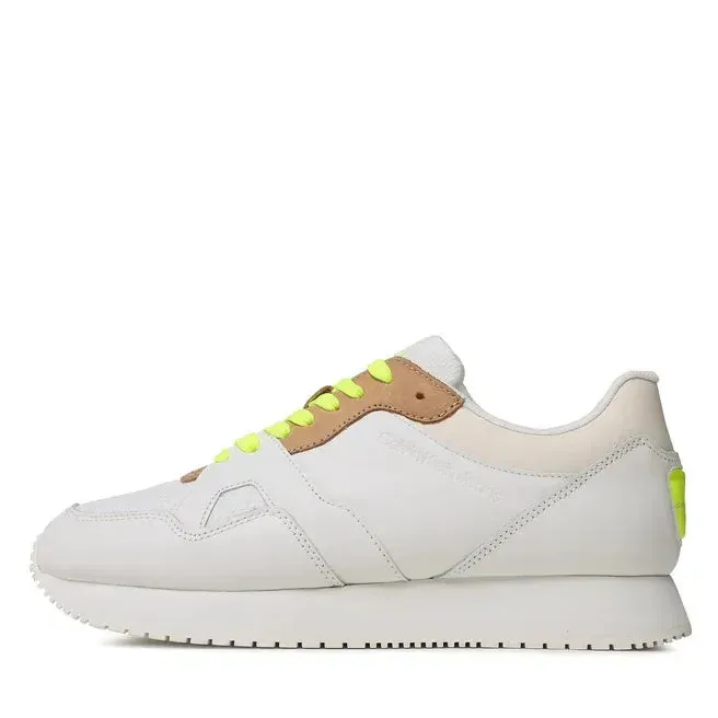 Calvin Klein Jeans Retro Runner Fluo Contrast YM0YM00619-WHTBEG