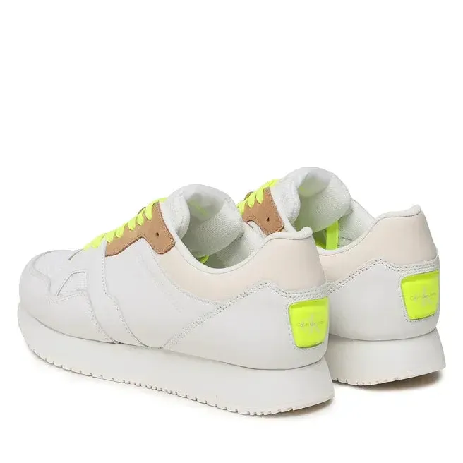 Calvin Klein Jeans Retro Runner Fluo Contrast YM0YM00619-WHTBEG