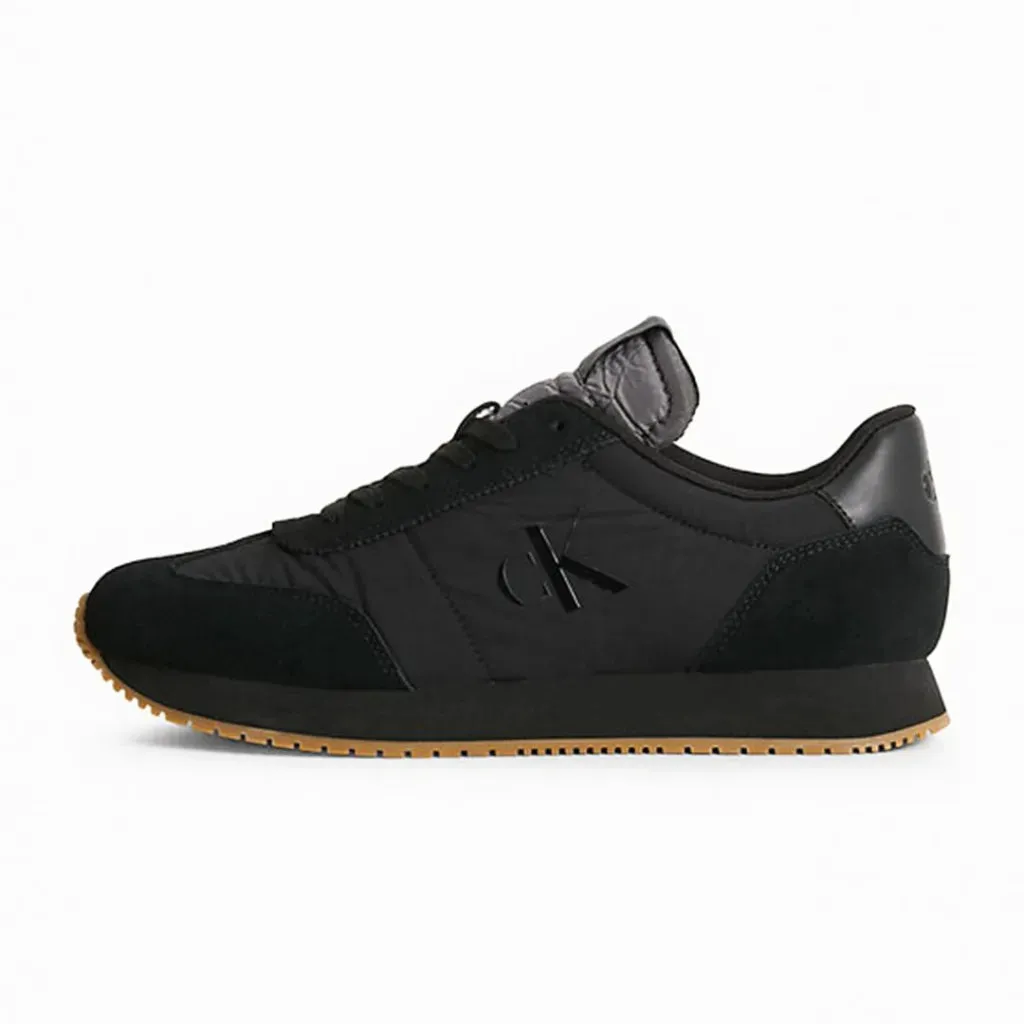 Calvin Klein Jeans Retro Runner Vintage Tongue Trainer - BLKBLK