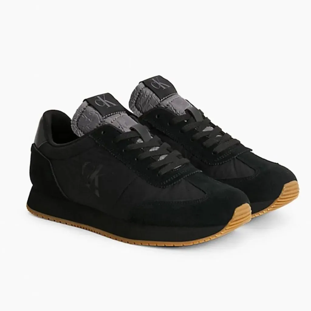 Calvin Klein Jeans Retro Runner Vintage Tongue Trainer - BLKBLK