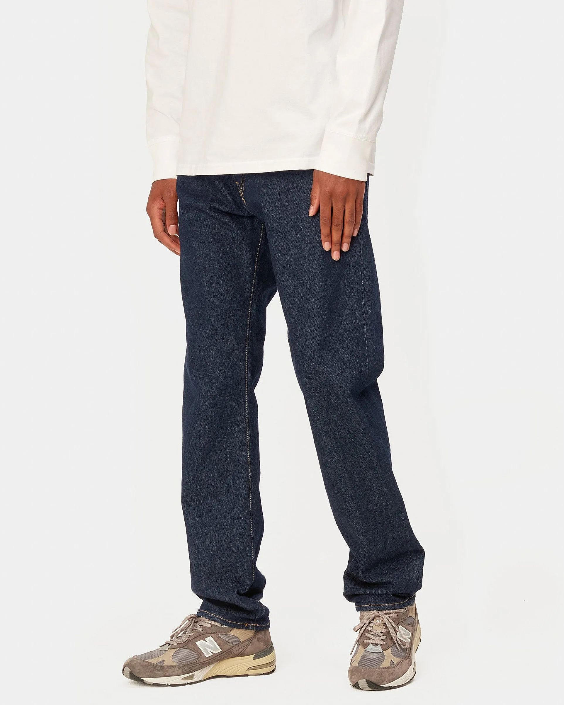 Carhartt WIP Klondike Pant Regular Tapered Mens Stretch Jeans - Blue Rinsed