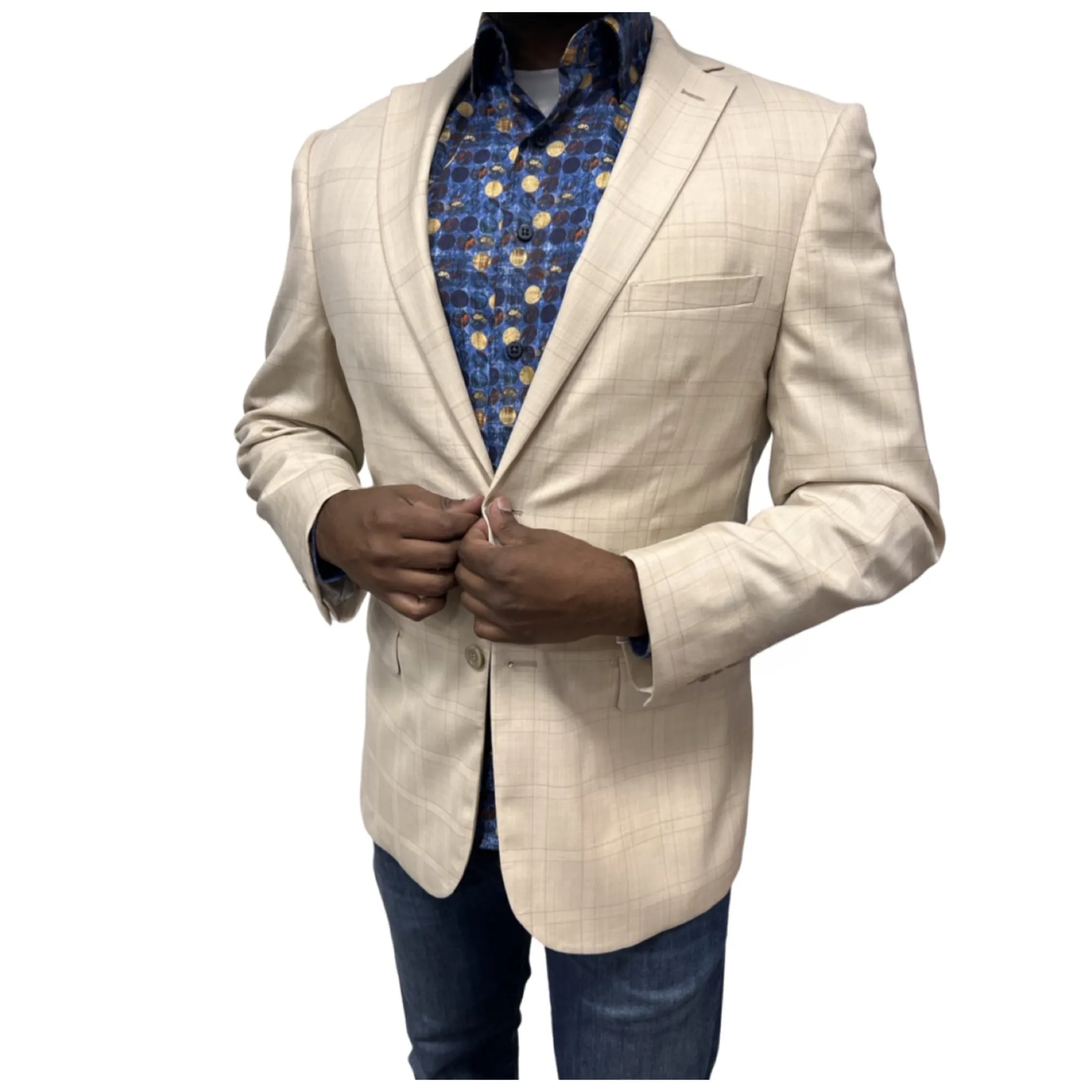 Clearance | Mens 100% Lambs Wool Blazer | Classic Fit