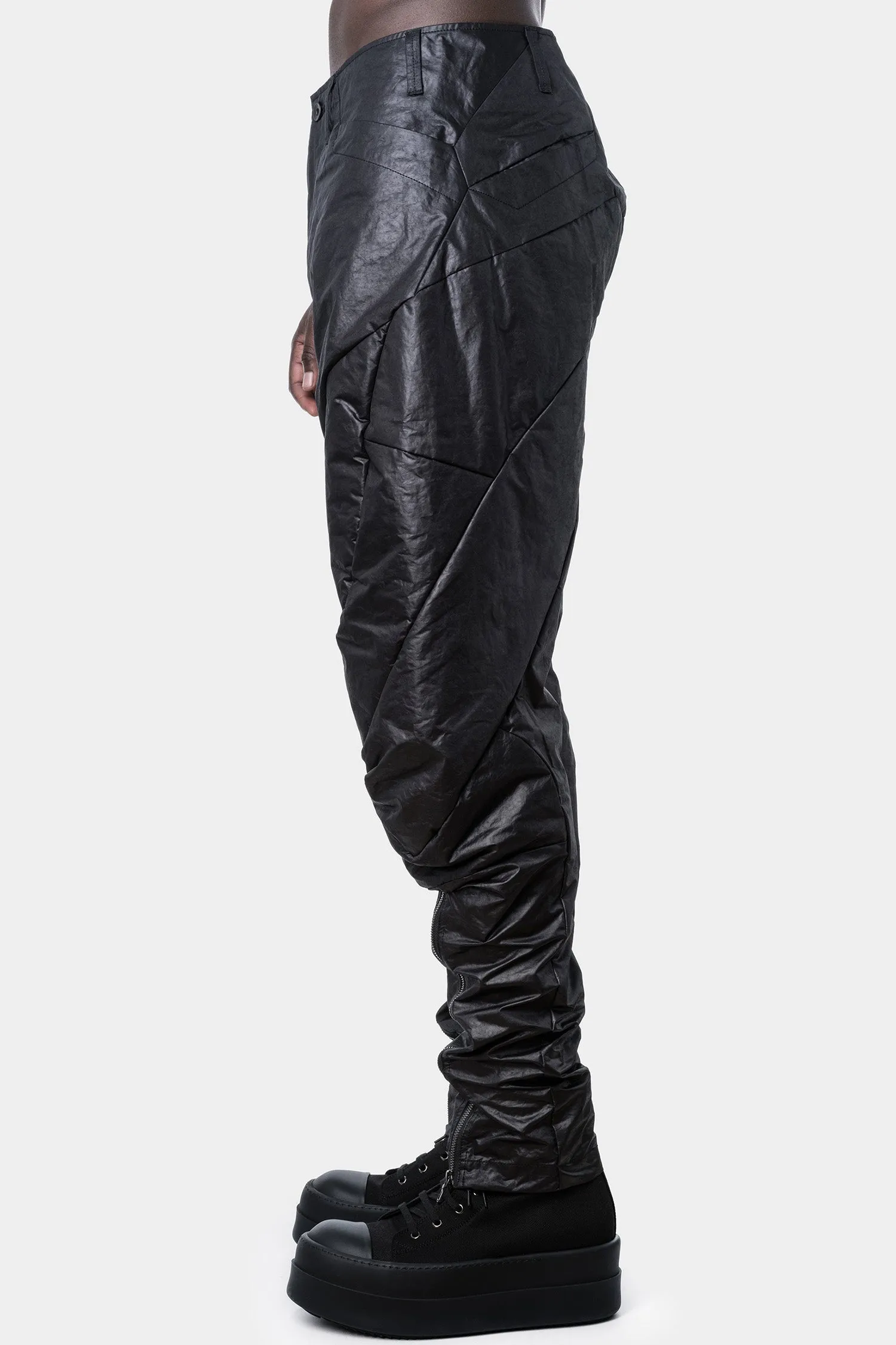 Coated Panel Pants