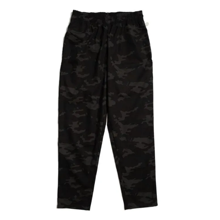 Cookman Chef Pants - Ripstop : Woodland Camo Black