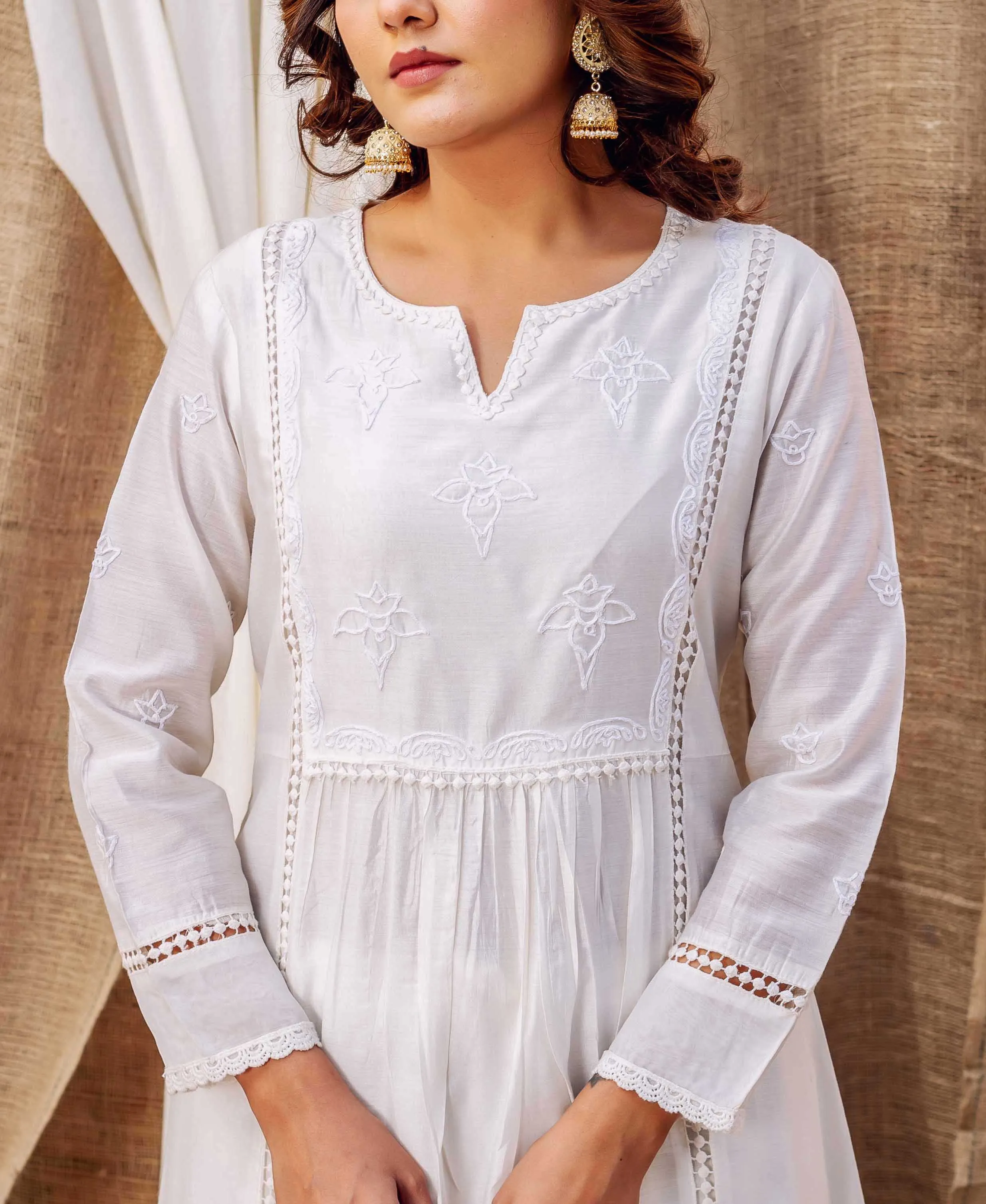 Divine Chanderi Delight Kurta