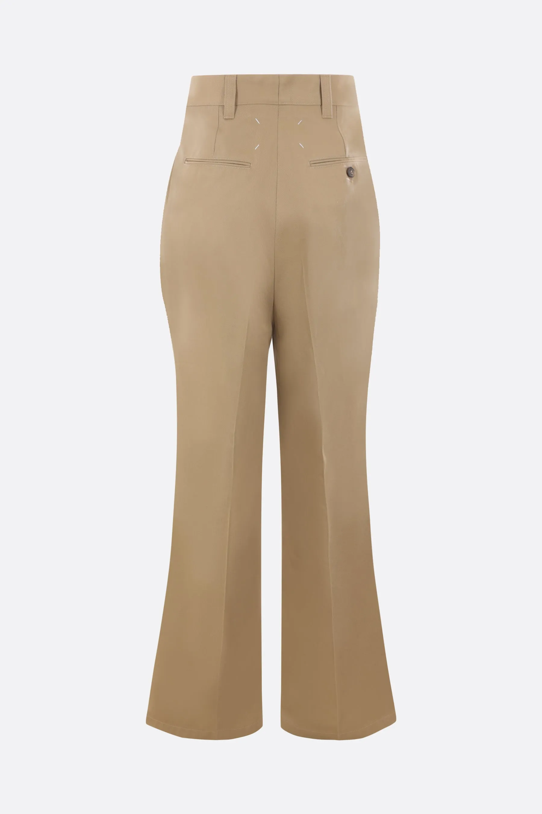 gabardine baggy pants