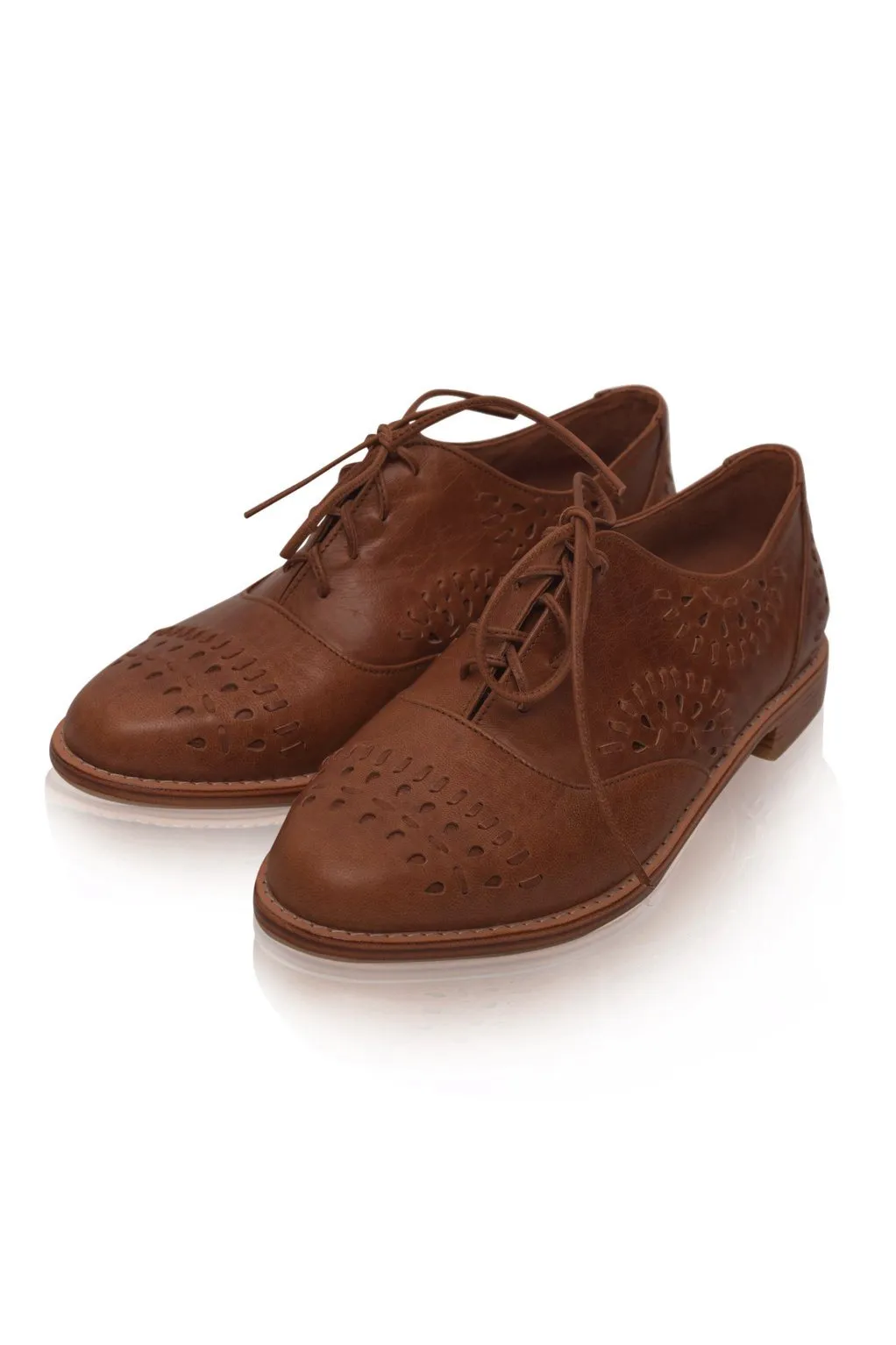 Heartbreak Leather Oxfords (Sz. 5, 11 &12)