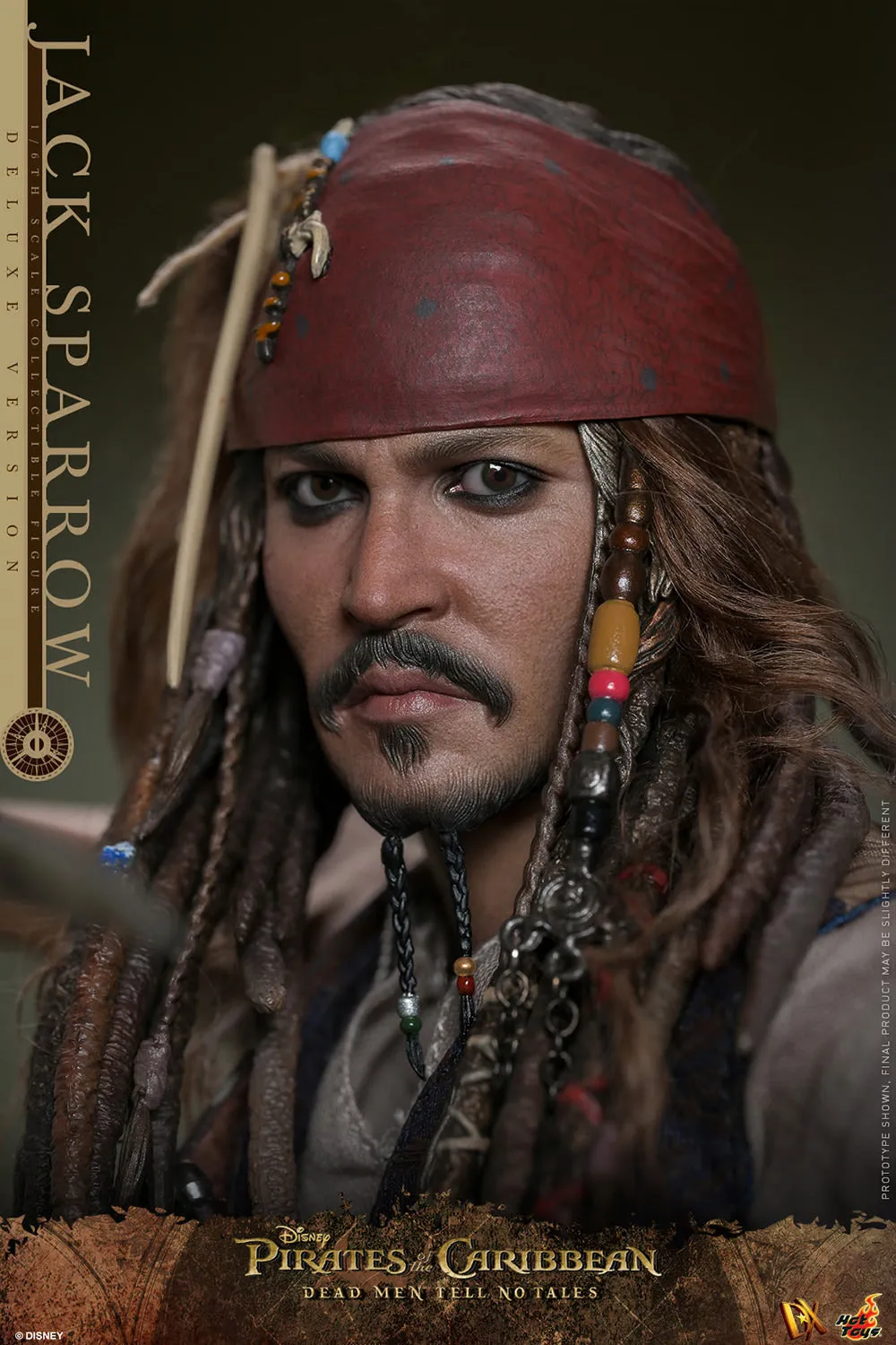 HOT TOYS PIRATES OF THE CARRIBEAN JACK SPARROW ARTISAN EDITION (DELUXE VERSION) DX39AE