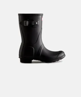 Hunter Womens Original Short Black Boots