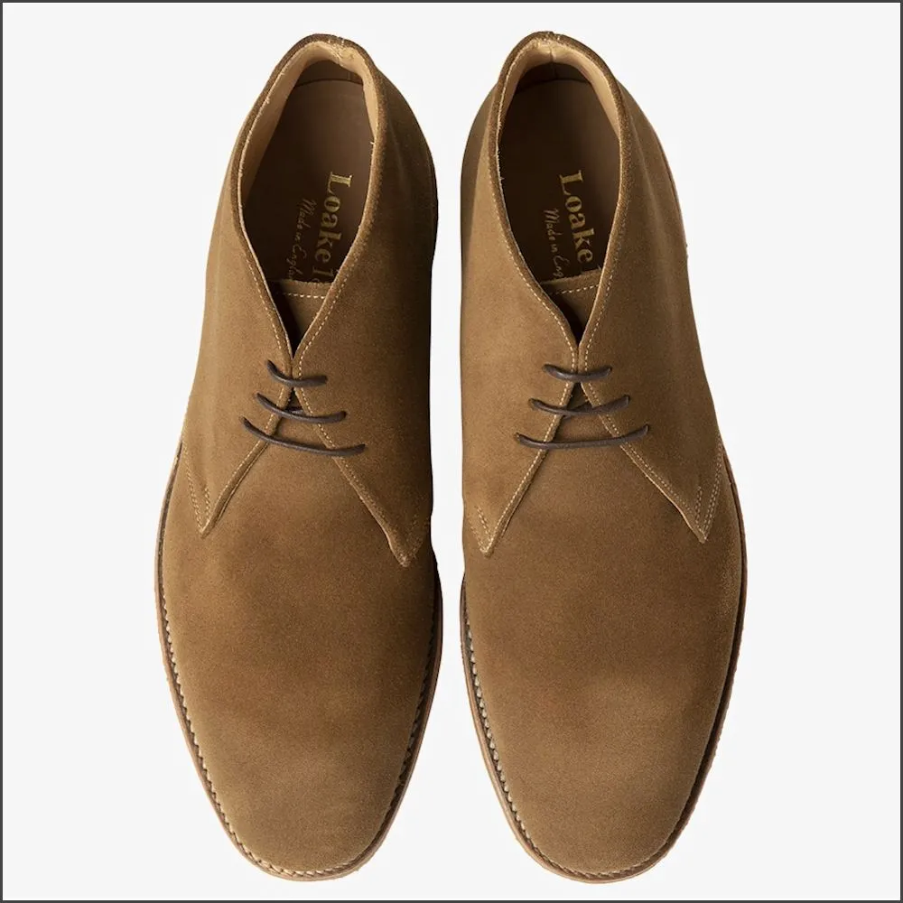 Loake Rivington Tan Suede Boot*