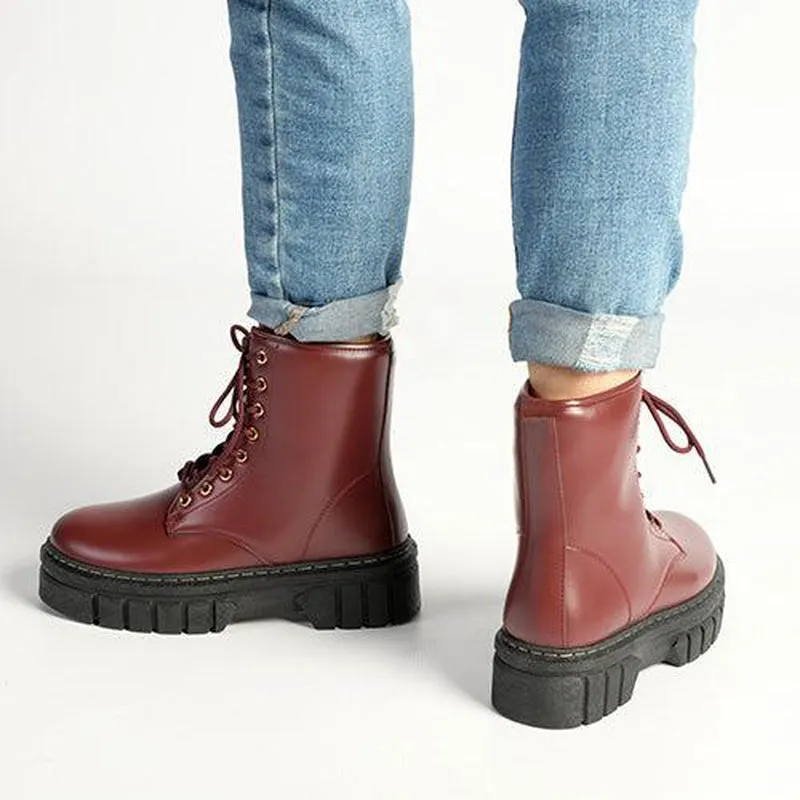 Madison Tina Fashion Boots - Burgundy