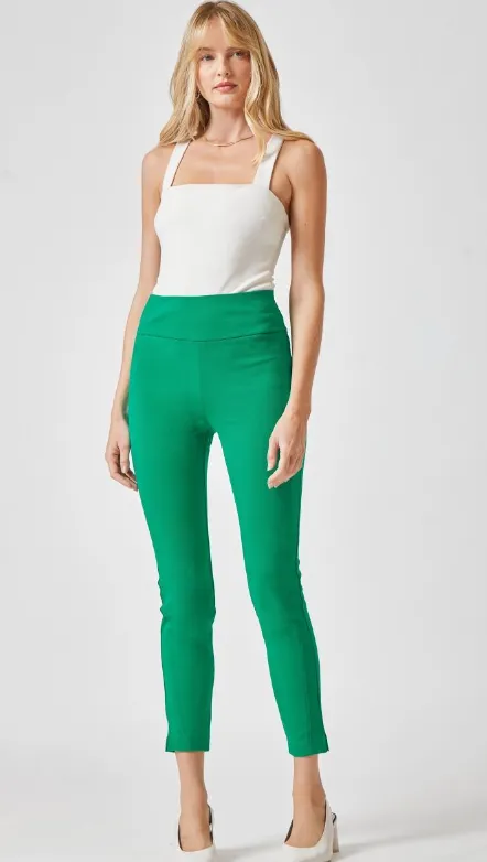 Magic High Waisted Skinny Pant - Kelly Green