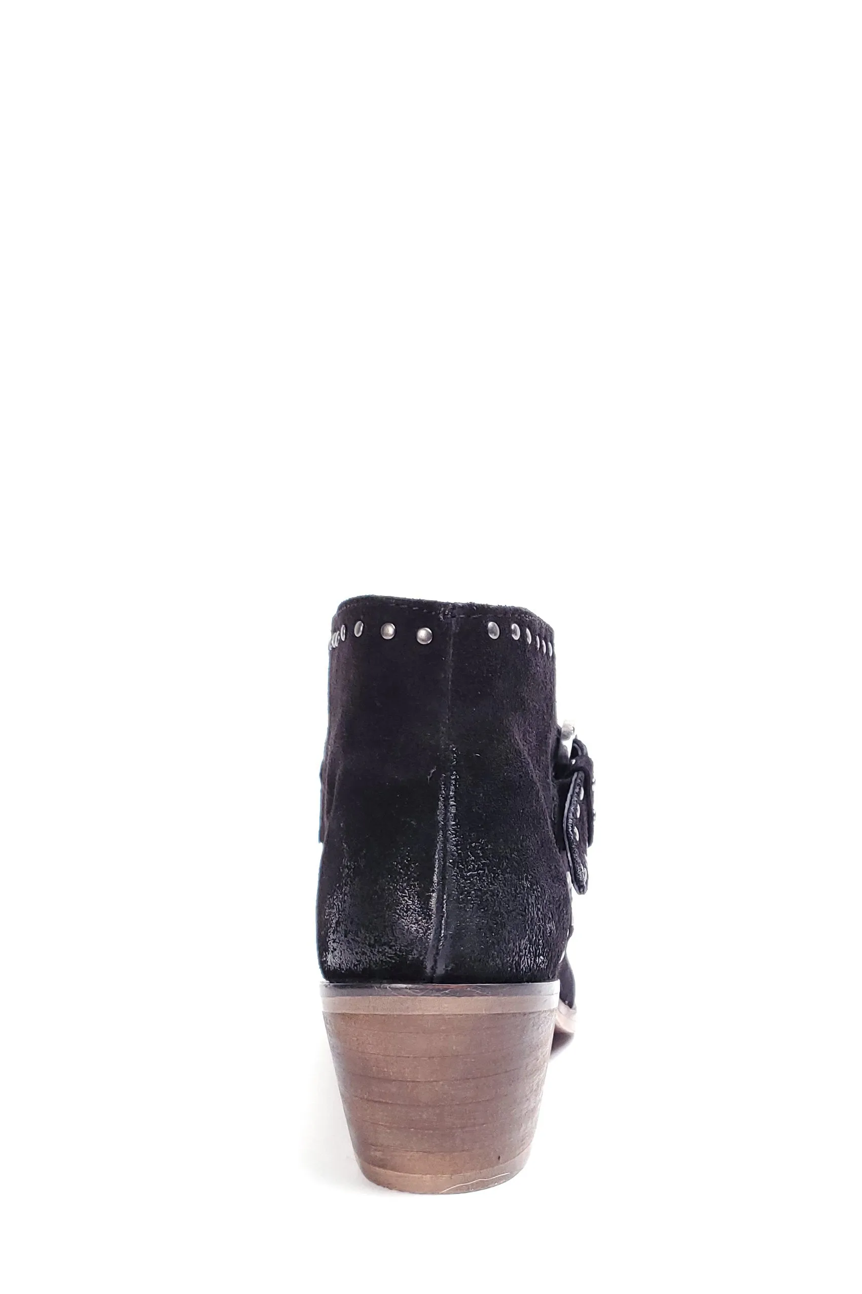 Margaux Black Suede Leather