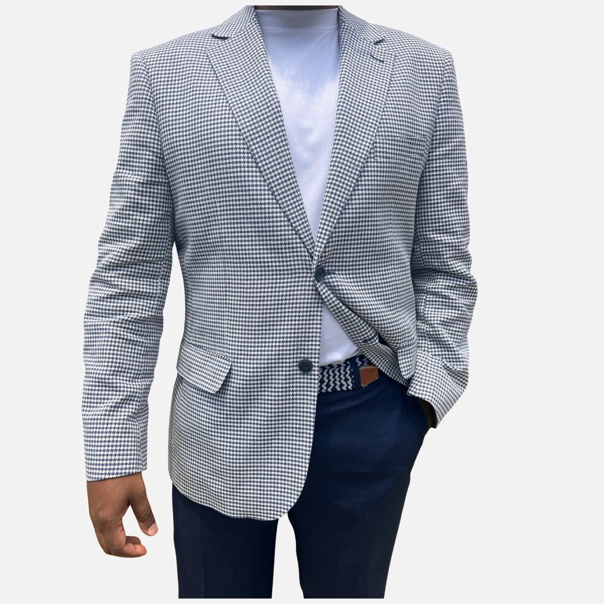 Men’s White Summer Blazer