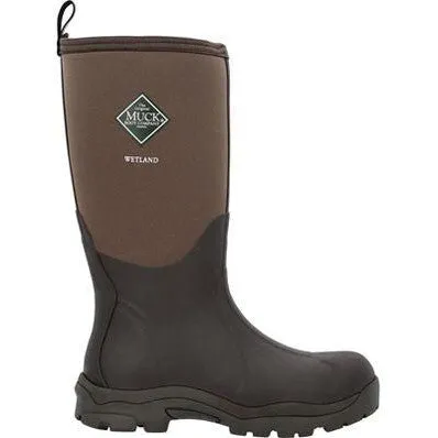 Muck Women's Wetland Waterproof Work Boot -Brown- WMT998K