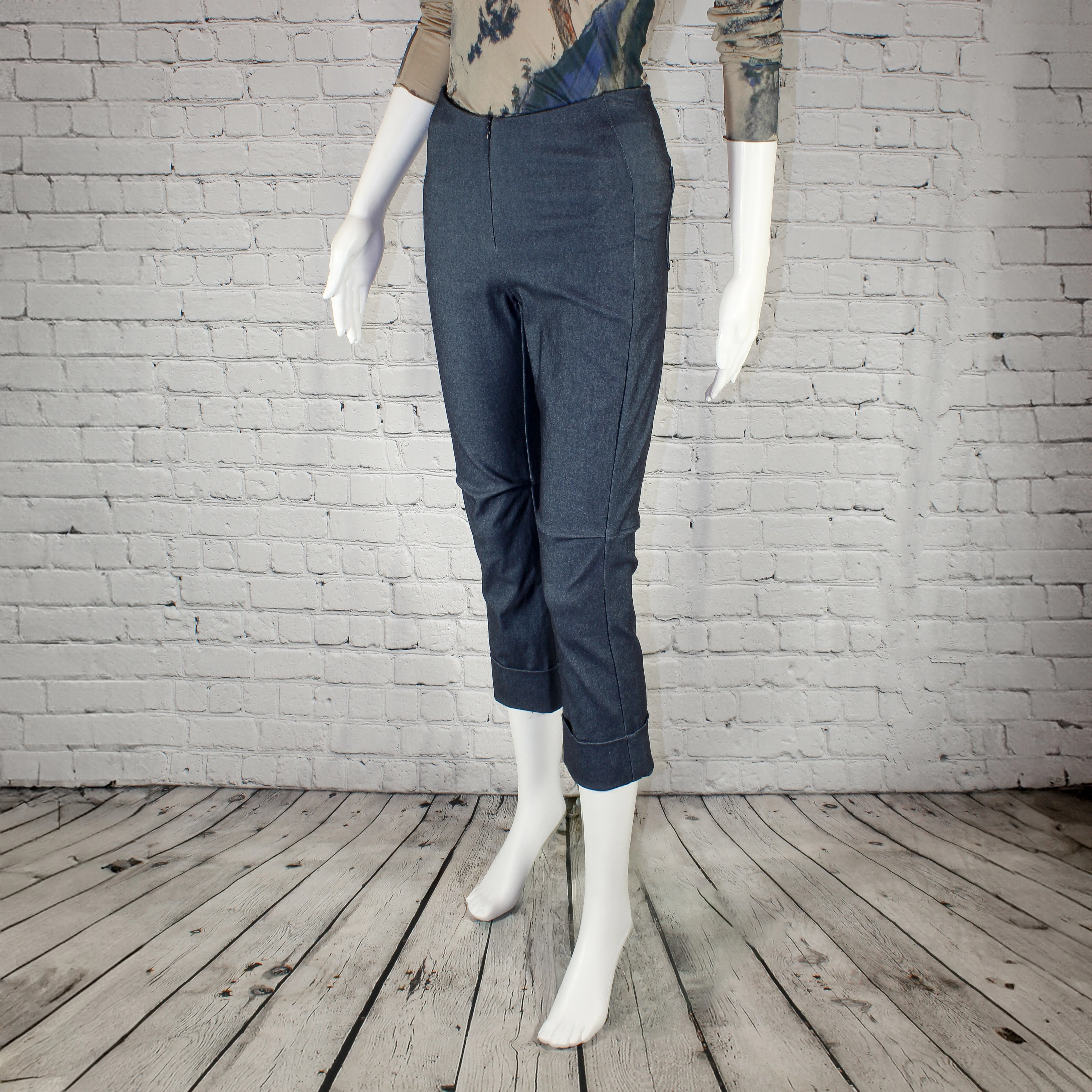 NEW! Verona Cropped Pant in Chambray by Porto