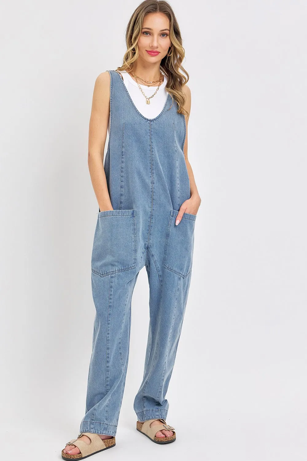 Newbury Overalls in Denim