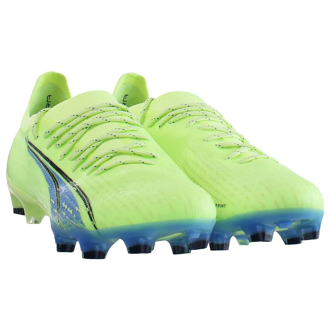 Puma Ultra Ultimate FG/AG Mens Green Football Boots