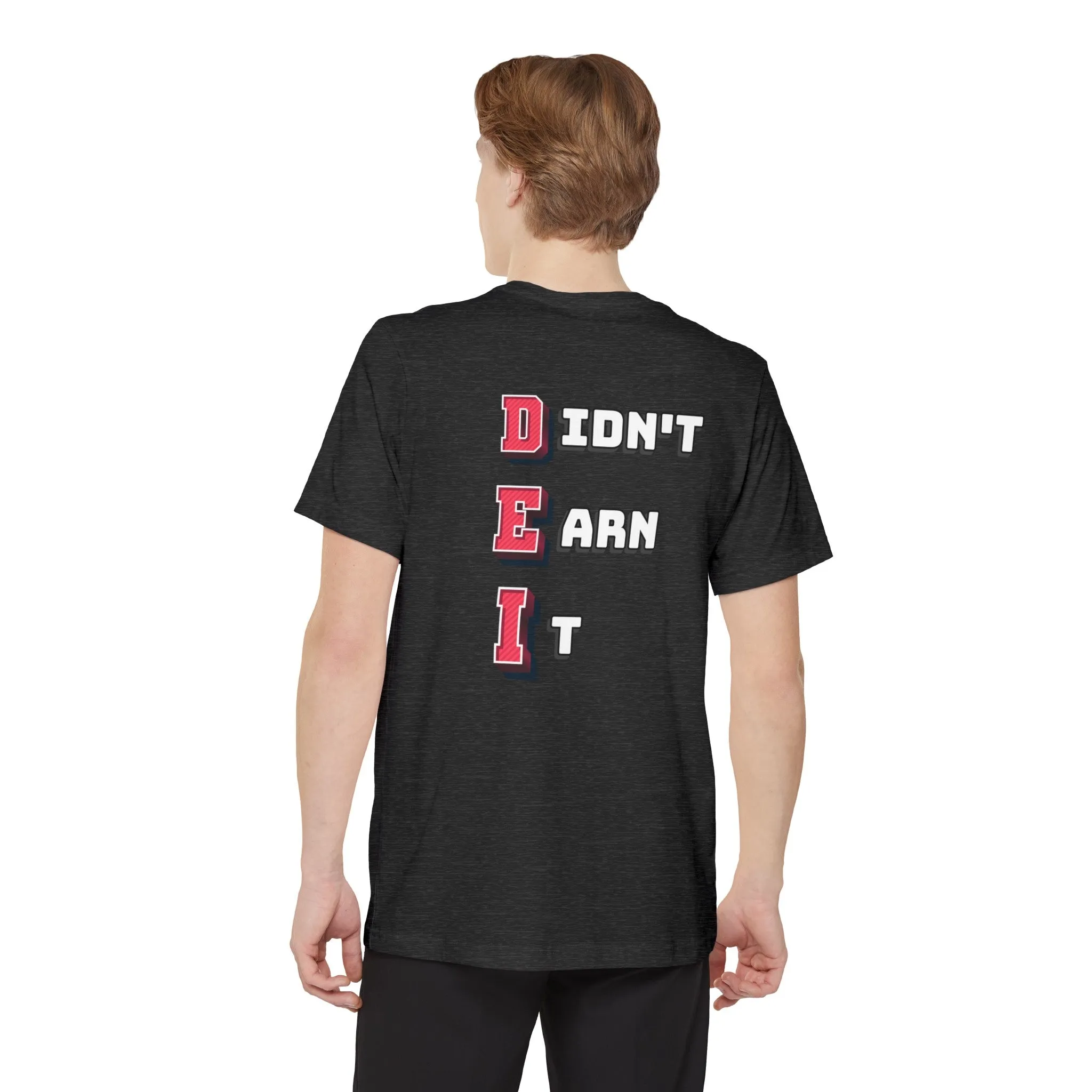 "Didn't Earn It" DEI Pocket Tee