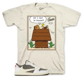 Retro 1 Reverse Mocha Shirt - All I Got - Natural