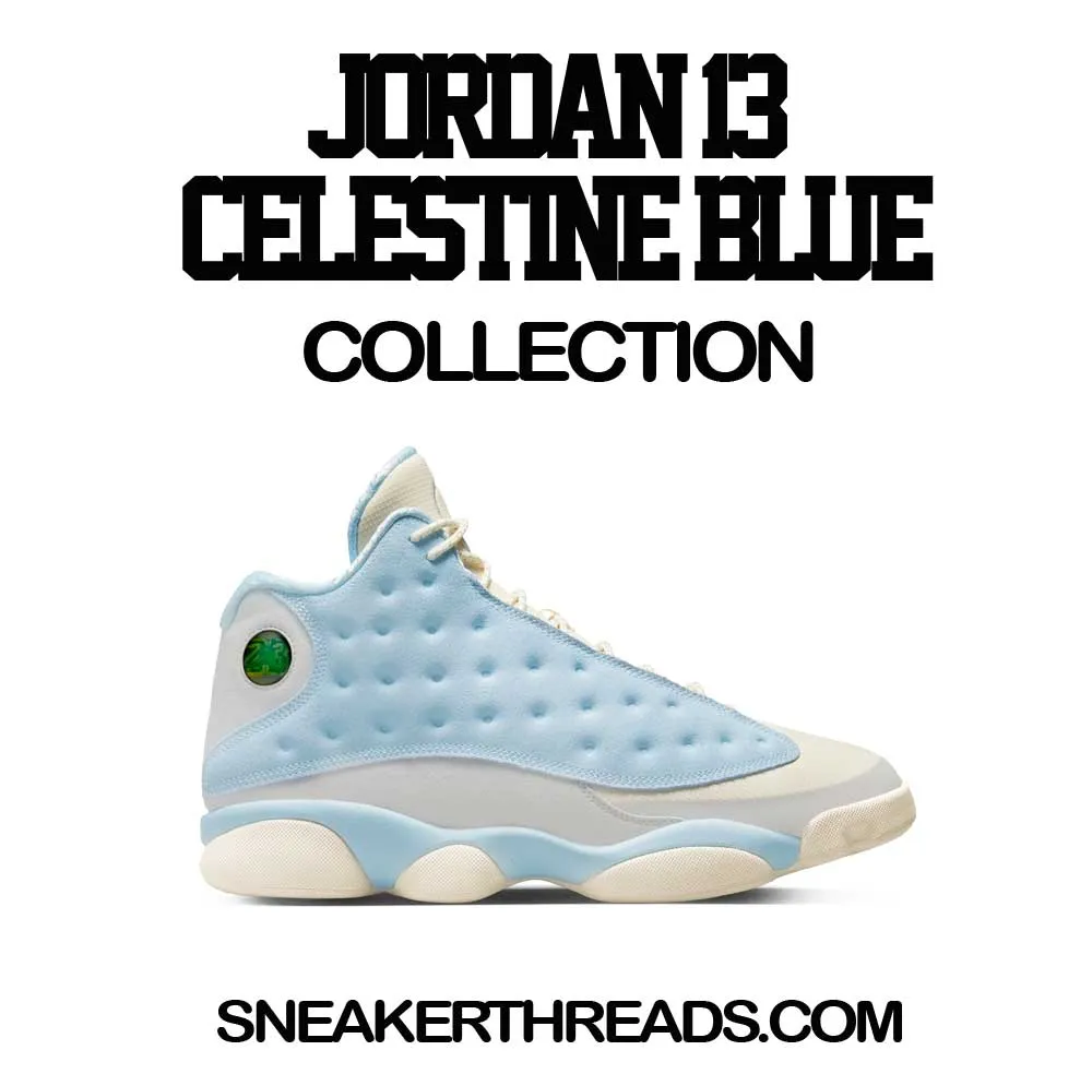 Retro 13 Celestine Blue Creme Shirt