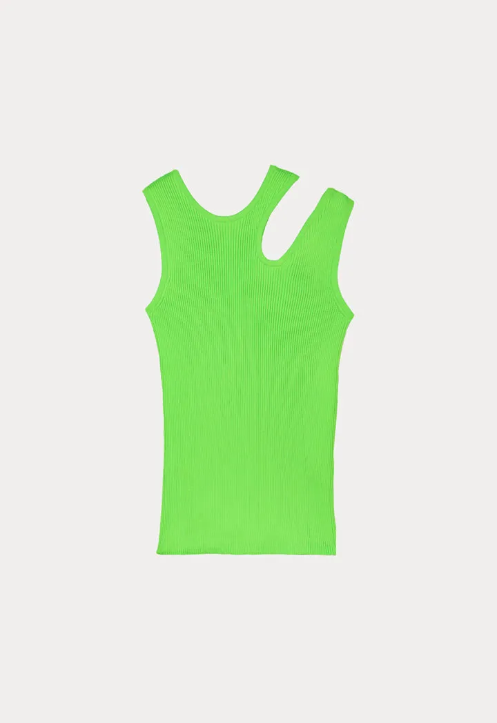 Ribbed Sleeveless Top