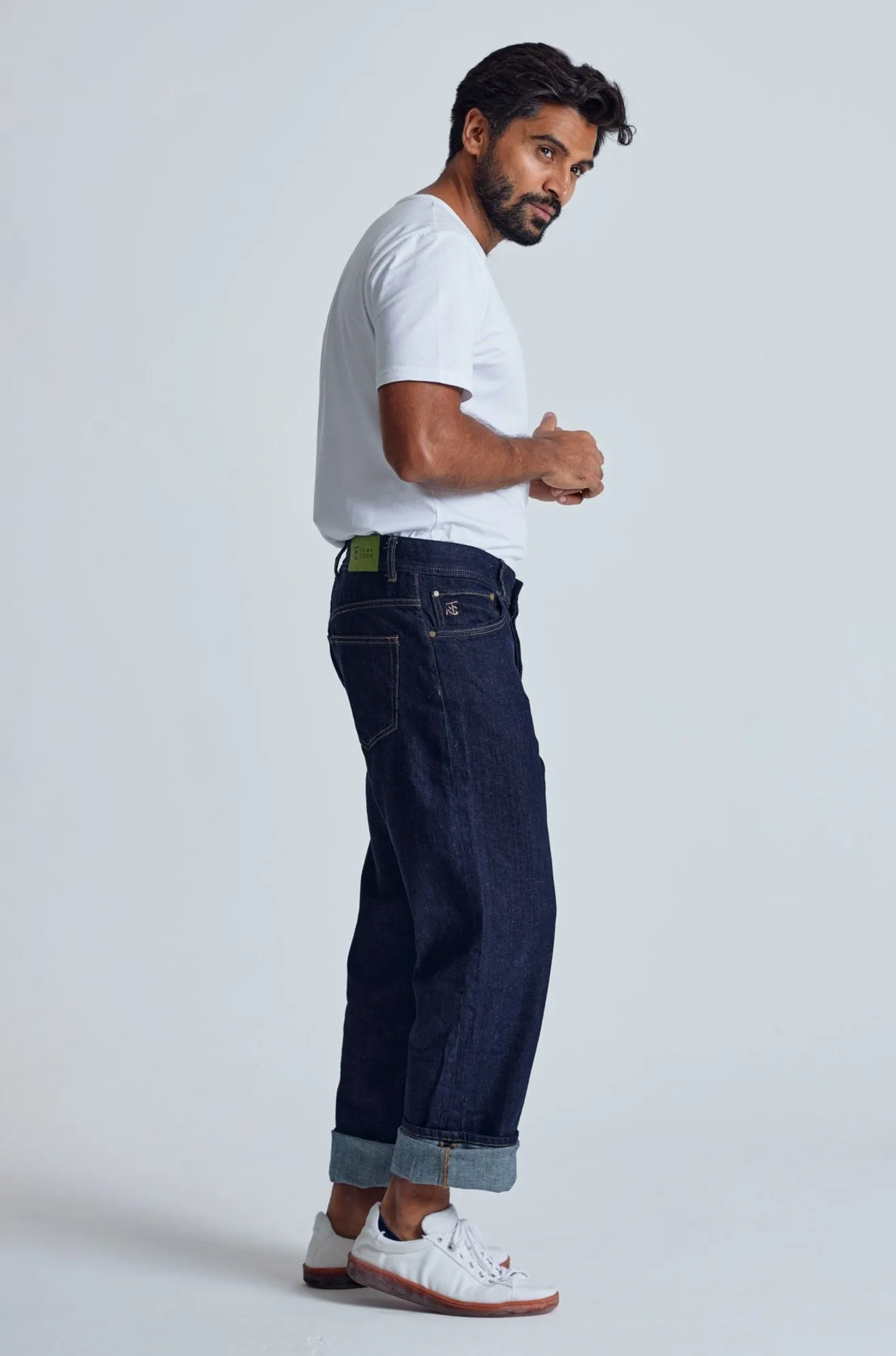 Rinse Indigo Satch Classic American Jeans - GOTS Certified Organic Cotton And Hemp