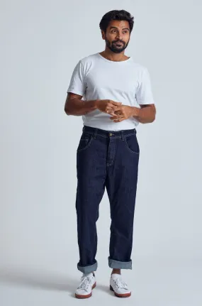 Rinse Indigo Satch Classic American Jeans - GOTS Certified Organic Cotton And Hemp