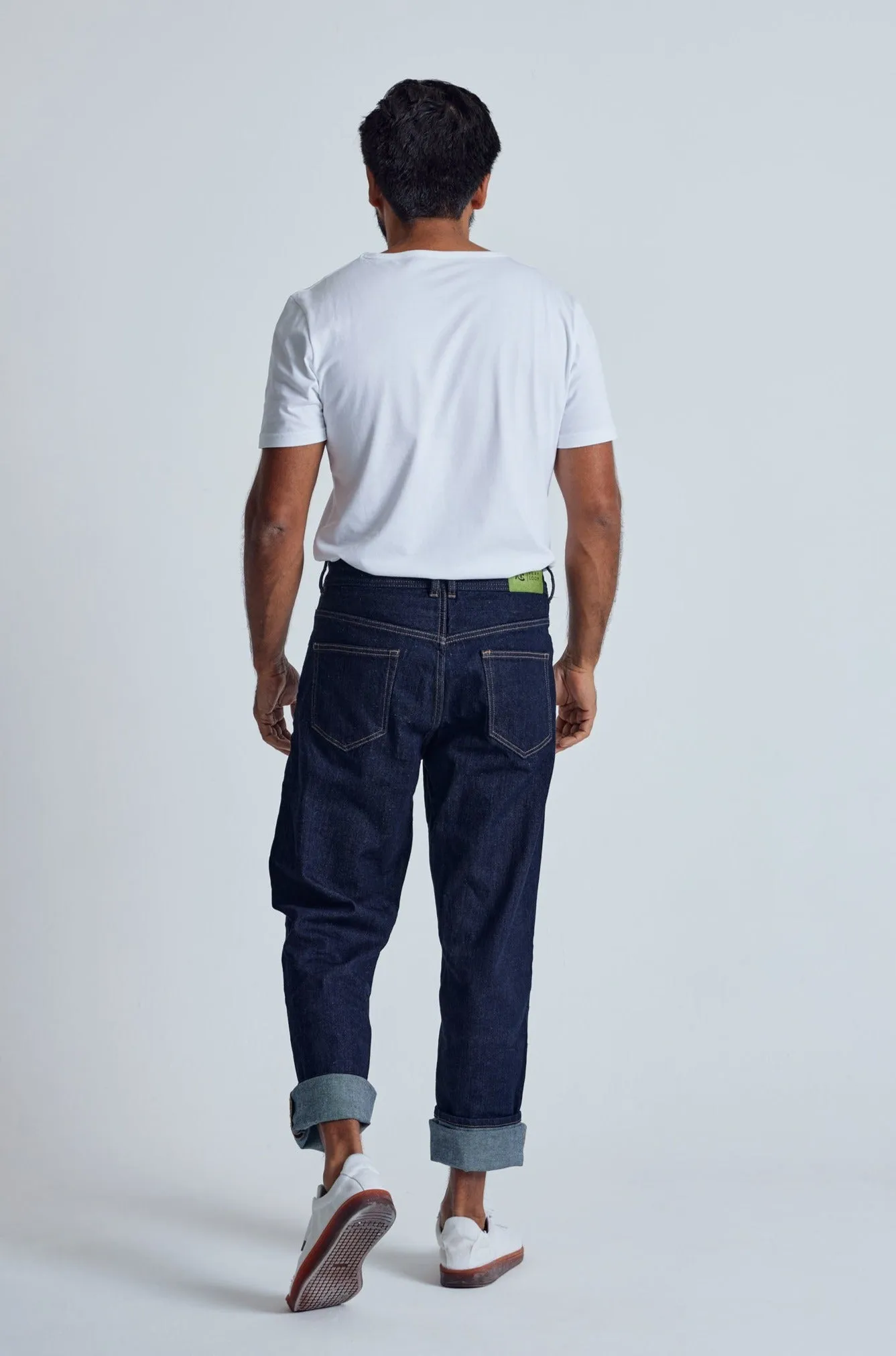 Rinse Indigo Satch Classic American Jeans - GOTS Certified Organic Cotton And Hemp