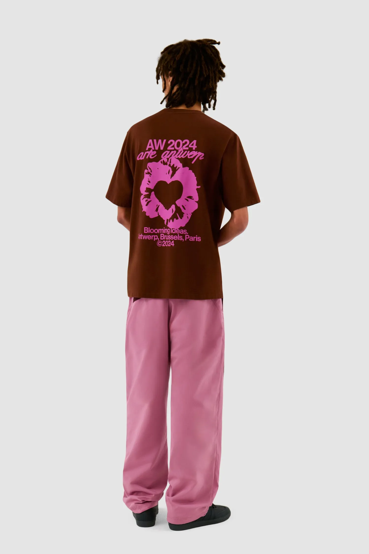 Rose T-shirt - Brown