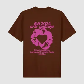 Rose T-shirt - Brown