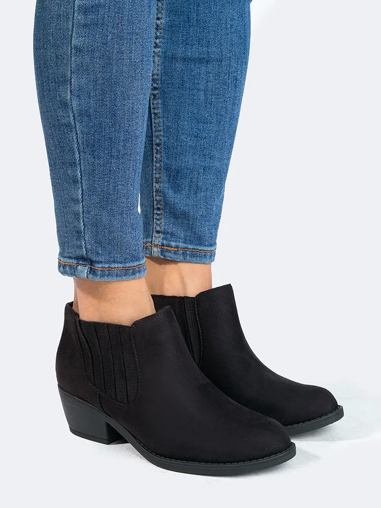 Slip On Ankle Booties