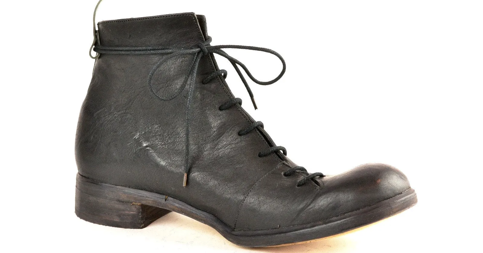 Suture Boot  |  Black Washed