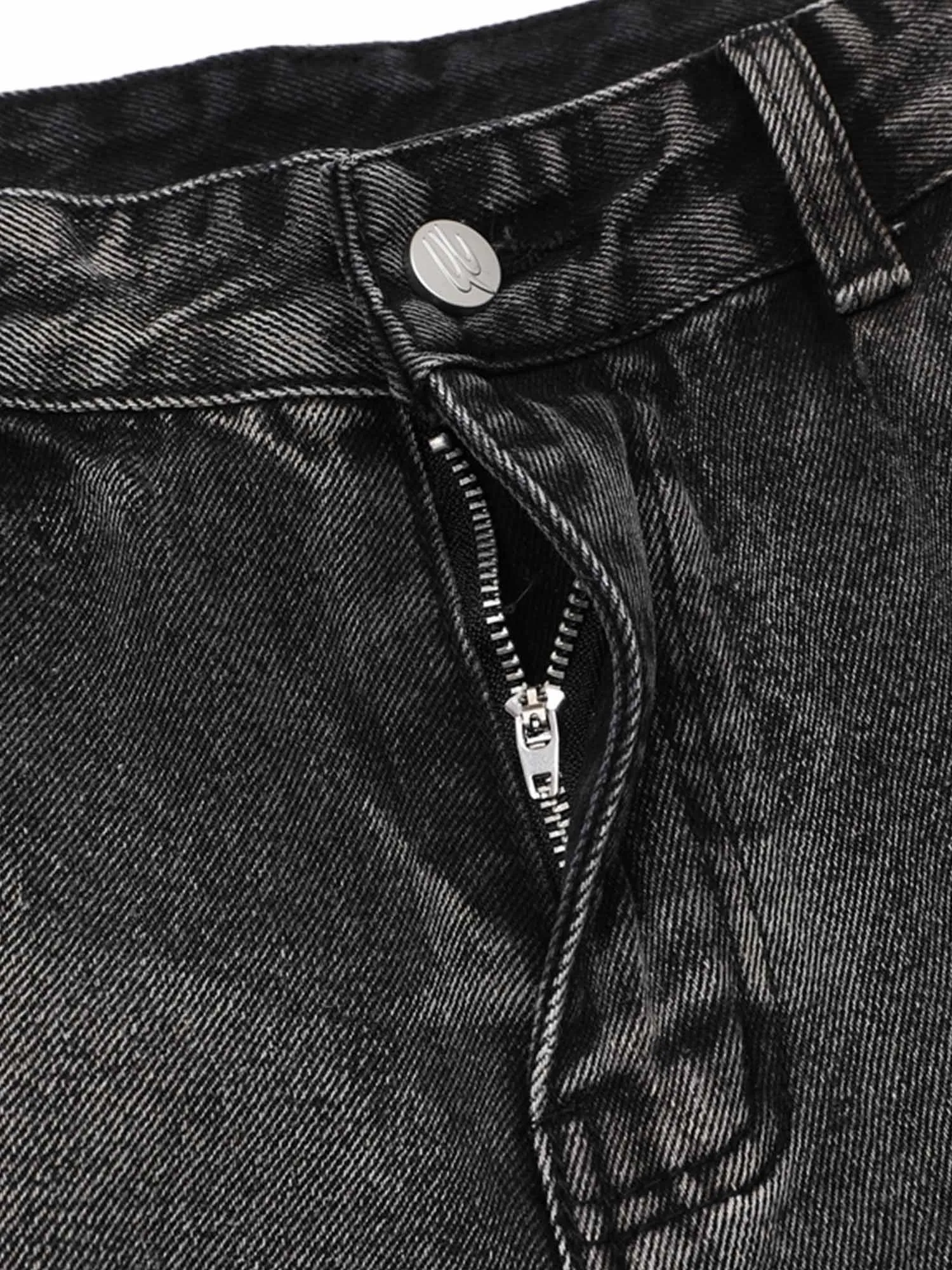 Thesupermade Raw Edge Patch Jeans