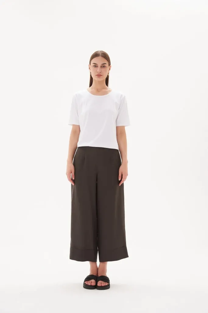 Tirelli - Classic Linen Pant - Deep Charcoal